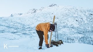 Practicing Telemark Turns on a Nordic Backcountry Ski Tour [upl. by Foushee]