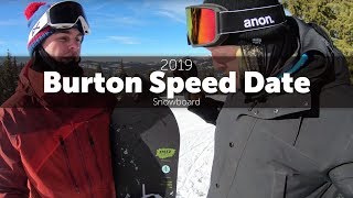 2019 Burton Speed Date Snowboard  Preview [upl. by Kissner]