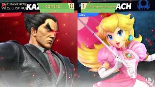 cherry peachey Duck Hunt Peach vs control Kazuya  The Rave 72  Winners Round 2 [upl. by Airotkiv]