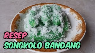 Cara membuat kue songkolo bandang khas bugis makassar  dijamin enaak [upl. by Engracia]