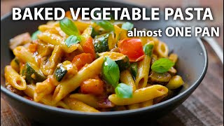 VEGETABLE PASTA Recipe  Easy Vegetarian and Vegan Meals [upl. by Elohcan]