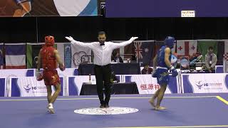 HYX 16th World Wushu Championships Sanda Mens 65KG  Philippines vs China [upl. by Domenech]