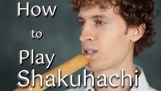 How to play shakuhachi by Josen Jon Kypros [upl. by Culver]