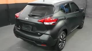 ENVELOPAMENTO TOTAL DO NISSAN KICKS EM PRETO FOSCO [upl. by Mastrianni]