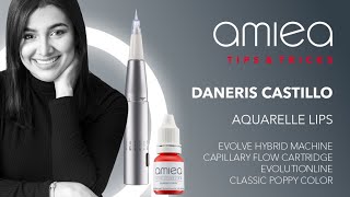 amiea Inspirations Aquarelle lips by Daneris Castillo [upl. by Dori]