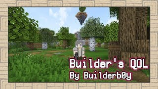 【Minecraft】バニラの雰囲気はそのままに。Builders QOL Shader【シェーダー紹介】 [upl. by Asirac82]