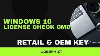 How to check Windows Retail or OEM  Retail vs OEM windows 10 Product key [upl. by Marelda]