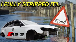 I BOUGHT A FLOODED AUDI RS3 FOR JUST £4000 PT2 [upl. by Rheta]