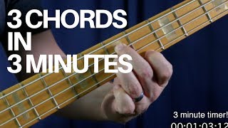 Learn How To Play 3 Movable Bass Chords in 3 Minutes  Bass Guitar Lesson [upl. by Eidnew]