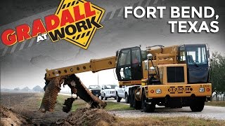 Gradall At Work Fort Bend Texas [upl. by Ares]