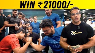 Biggest Gym Competition of 2024  Win and Get 21000 Cash  Yatinder Singh [upl. by Oneladgam575]