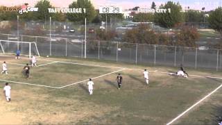 20141129 Mens JC Soccer Taft College vs Fresno City Highlights [upl. by Ataymik]