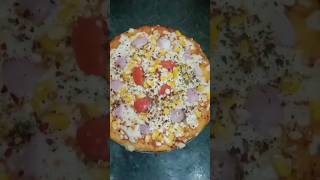 Veggie pizza at home pizzarecipe food trending recipe ytshorts [upl. by Ojyram51]