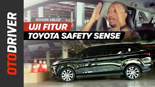 Tes Fitur Safety Toyota Veloz 2022  OtoDriver [upl. by Vary]