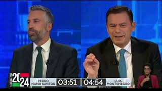 PS vs PSD  Pedro Nuno Santos vs Luís Montenegro  Eleições Legislativas 2024 [upl. by Karim]