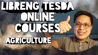 Free online courses of TESDA  Agriculture  TESDA Online Program  RenTECH PH [upl. by Goober795]