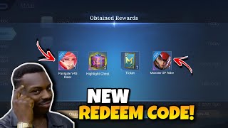 NEW ML REDEEM CODE FROM 7TH ANNIVERSARY OF MOBILE LEGENDS [upl. by Alesi227]