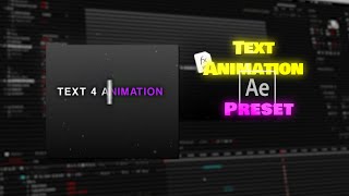 Popular Text Animations  AFTER EFFECTS  Free Presets BilloXD [upl. by Nirro]