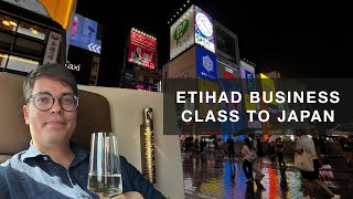 Flying Etihad Business Class to Japan [upl. by Wyly]