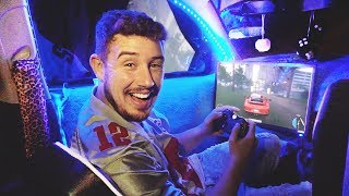 I Spent the Night in a Gaming Car with My Girlfriend amp It Was Actually Awesome BEST GAMING SETUP [upl. by Ivon]