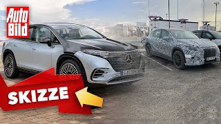 Mercedes EQS SUV 2022  So könnte das EQS SUV kommen  Skizze [upl. by Evette]