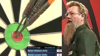 AMAZING 150 Bullseye Checkout  Simon Whitlock [upl. by Mada388]