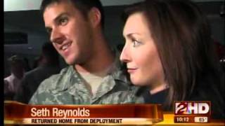 Tulsa soldier returns home proposes to his girlfriend [upl. by Droc686]