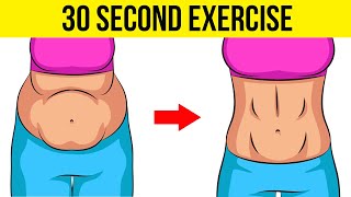 Just 30 Second Exercise will Tighten Your Belly in 3 Weeks  How To Lose Belly Fat Fast HealthPedia [upl. by Atorod998]