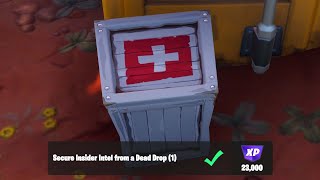 Secure Insider Intel from a Dead Drop  Fortnite Resistance Quests [upl. by Euqinue]