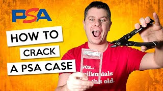 How to Crack a PSA Case Safely  Cracking a PSA Slab [upl. by Tyra499]