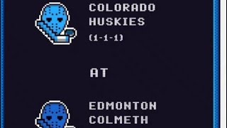 NCHL Colorado Huskies vs Edmonton Colmeth [upl. by Pradeep]