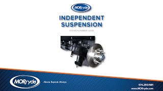 MORryde Independent Suspension Alignment Guide [upl. by Adlesirhc429]