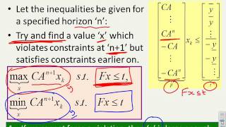 Constrained Predictive Control 58  invariant sets [upl. by Martelli365]