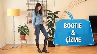 Çizme Bot Bootie Stil Önerileri  Ahu Yağtu [upl. by Ayota342]