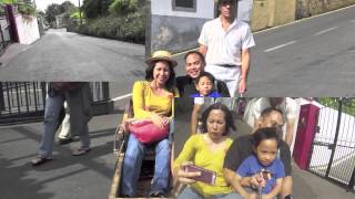 Funchal Monte Toboggan Wicker Basket Sled Ride  Madeira Portugal [upl. by Maxa356]