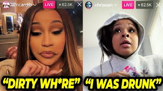 Cardi b goes off on offset and cry’s [upl. by Shanney]