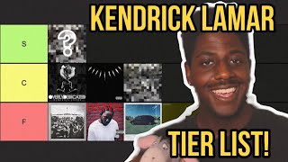 Kendrick Lamar Albums TIER LIST [upl. by Cazzie]