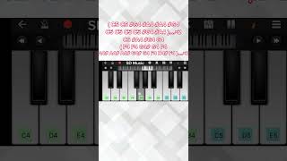 Jamal Kudu  Easy Tutorial🎹  piano trending shorts shortsfeed arabic [upl. by Aneleairam237]