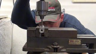 Old Machinists Mill Trick To Quickly Find a Rod Centerline [upl. by Eugatnom]