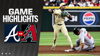 Braves vs Dbacks Game Highlights 7924  MLB Highlights [upl. by Jeremias946]