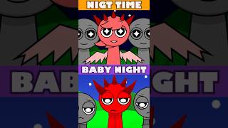 Incredibox Sprunki BABIES 🍼👶 VS Sprunki NIGHT TIME 🪙✨ All Characters [upl. by Solrac331]