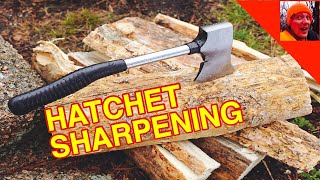 HOW TO SHARPEN A HATCHET [upl. by Parsons]