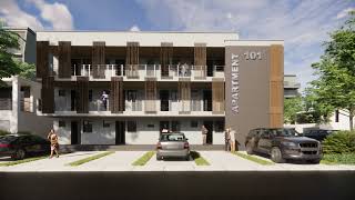 APARTMENT 12 UNITS 3L 4X8 60M TERRACE HALLWAY VID A1 1 [upl. by Atterys]