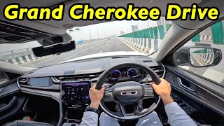 Jeep Grand Cherokee Drive Review 🔥 Aayushssm [upl. by Hpesoy]