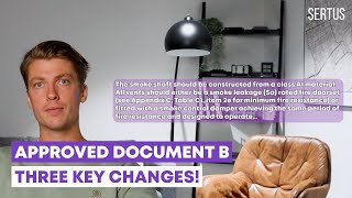 Three KEY CHANGES to Approved Document B 👀 [upl. by Enneiviv761]