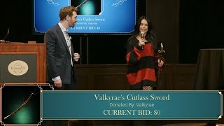 Fuslie amp Hasan Have a Bidding War for Valkyraes First Sword [upl. by Bridges]