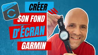 CRÉER SON FOND DÉCRAN GARMIN [upl. by Venola]