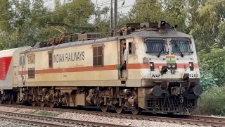 12954 Hazrat NizamuddinMumbai Central Tejas Rajdhani Express indianrailways rajdhaniexpress wap7 [upl. by Marietta309]