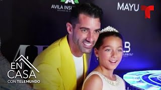 Toni Costa explica cómo es el tiempo junto a su hija Alaïa  En Casa Con Telemundo [upl. by Ahsilef]