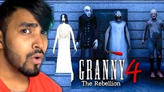 GRANNY 4 The Rebellion FULL GAMEPLAY Horror game [upl. by Luella]